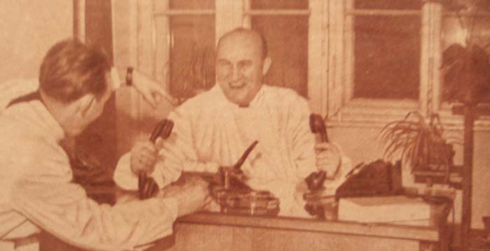 dr Maksymilian Buchalik oskarżał piłkarzy "Odry" Opole o nadużywanie alkoholu (1954/55 r.)