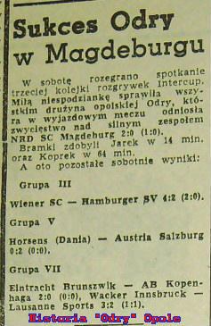 Relacja z meczu w Trybunie Opolskiej