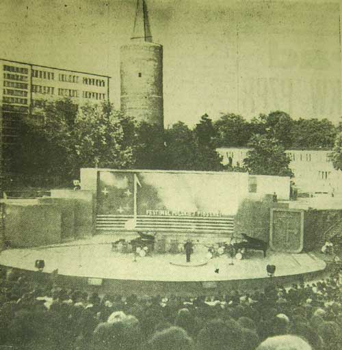 Widok na opolski Amfiteatr (21.VI.1963)